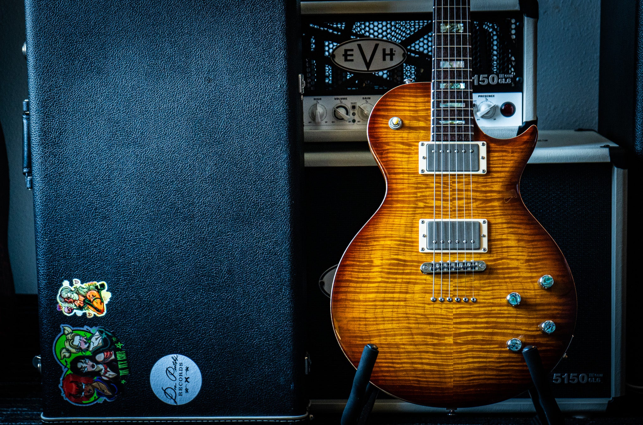 Carvin CS6 California Singlecut Carved Top - HONEY BURST Flame