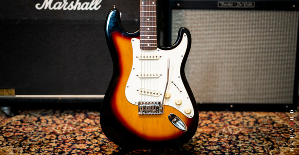 Memphis Stratocaster Lawsuit Era S-Style Guitar (1970s - 80's  Sunburst)