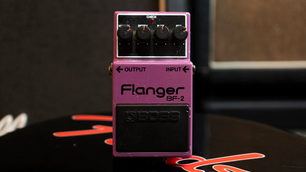 Boss BF-2 Flanger (Black Label) 1980 - 1984 - Purple