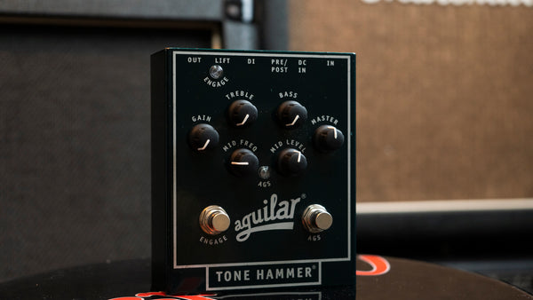 Aguilar Tone Hammer 3-Band Preamp/DI Overdrive Bass Effects Pedal