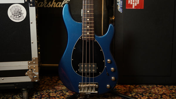 Ernie Ball Music Man Sterling 4 H 2004 - Blue Sparkle with Rosewood Fretboard & OHSC