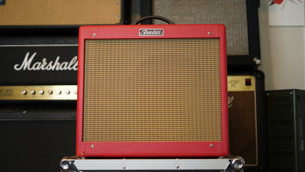 Fender Blues Junior FSR "Texas Red Edition" 2008 - Red with Road Case.