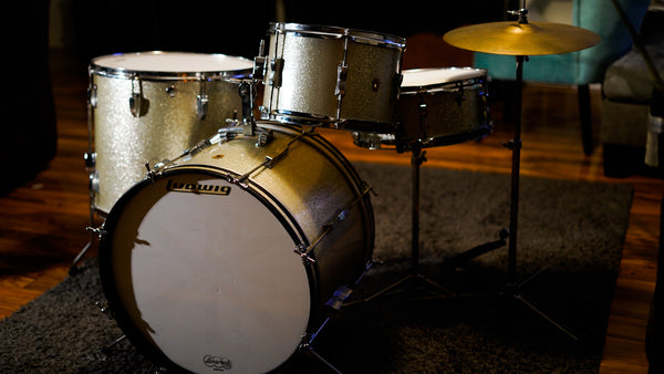 Ludwig Club Date 1966 Drum Set with 1968 Blue Note Floor Tom