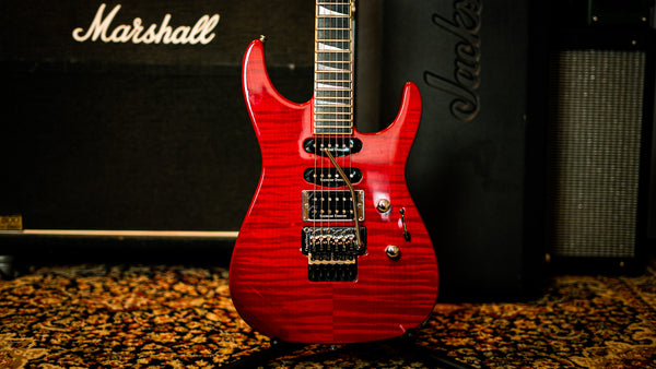 Jackson USA Soloist™ SL1, Ebony Fingerboard, Transparent Red Custom Shop Prototype Serial U