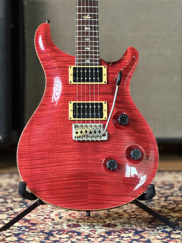 Prs Custom 24 2007 - 10 top - Dragon Pickups Transparent Red