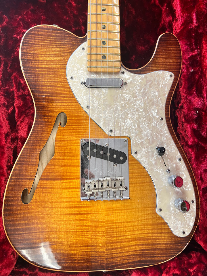 American Select Fender Telecaster thinline American Select 2012 - Violin Burst – Texas ...