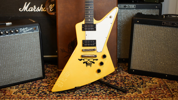 Gibson Explorer '76 1994 - Vintage White Rare EBONY fingerboard w/ OHSC