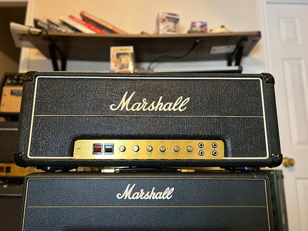 Marshall JMP 1959 MK II Super Lead 2-Channel 100-Watt Guitar Amp Head 1977 - Black