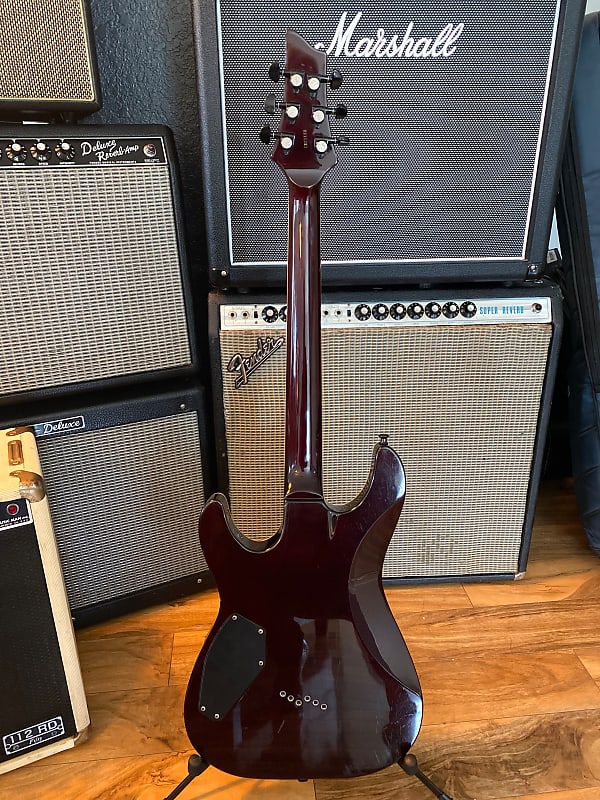 Schecter C1 plus Translucent black Cherry With EMG Pickups